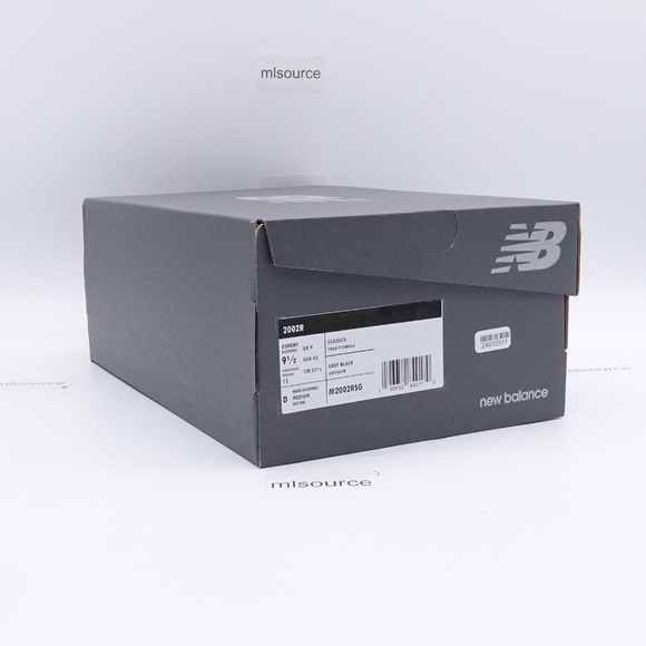 NEW Men's New Balance 2002R Sneakers M2002RSG Slate Grey/Black/Raincloud - Picture 7 of 10